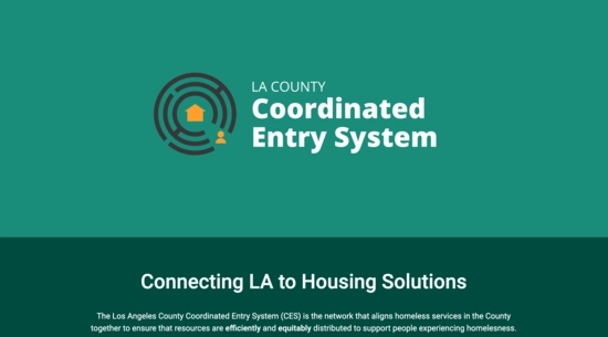 Los Angeles County Coordinated Entry System (CES)