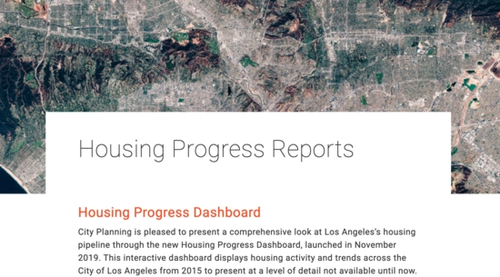 Housing Progress Reports