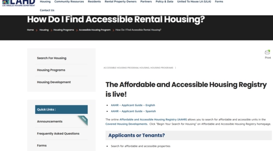 AcHP Affordable and Accessible Housing Landing Page