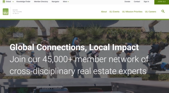 Urban Land Institute Homepage
