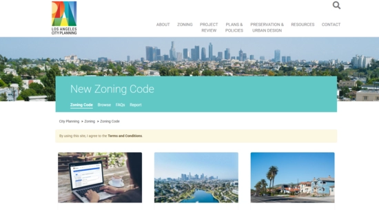 New Zoning Code Landing Page