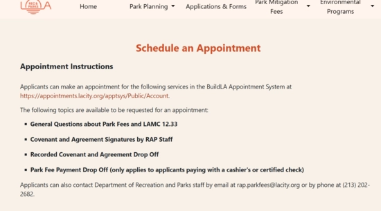 RAP - Schedule An Appointment