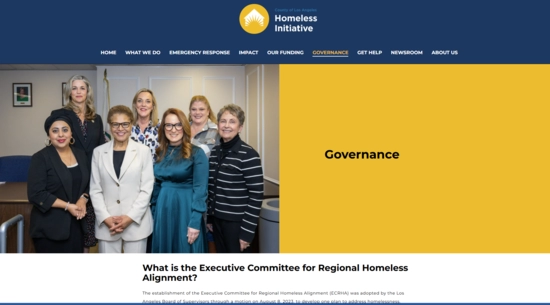 Executive Committee for Regional Homeless Alignment