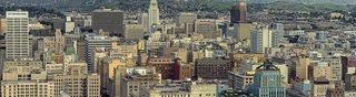View of Downtown los Angeles buildings
